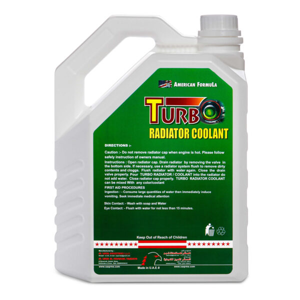 Turbo Radiator Coolant 4 LTR Ready to Use | Engine Coolant UAE