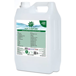 Aqua High Pure Distilled/Demineralized Water Lab Grade - Ironing, Aquarium, Humidifier, Plants, Medical - Aquarium Water Treatment